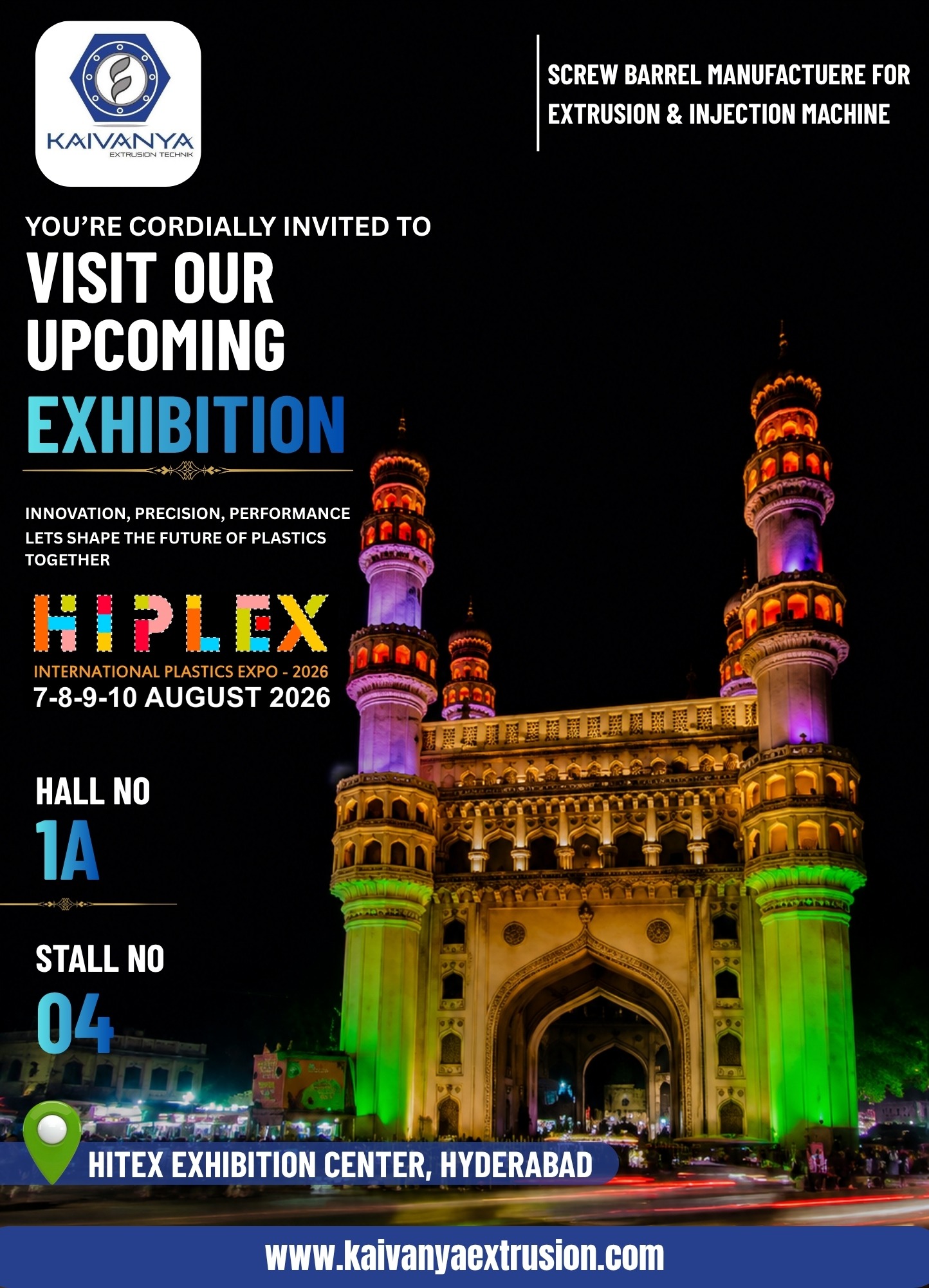 HITEX Exhibition event - 2026 | Kaivanya Extrusion Technik