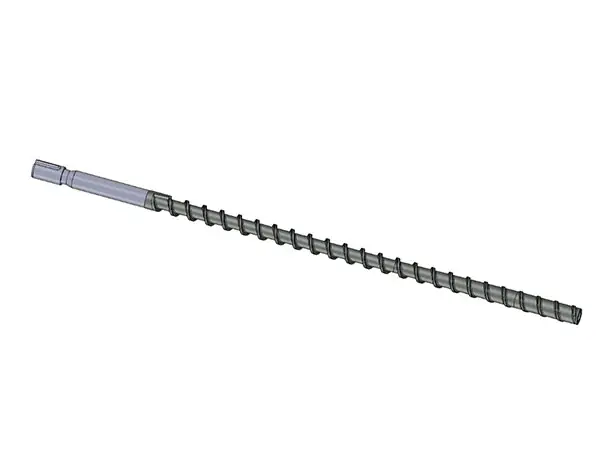 HVOF SCREW FOR INJECTION MOLDING