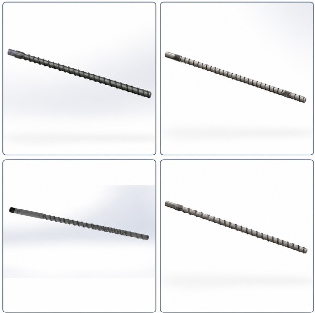 Bimetallic Extrusion screw |