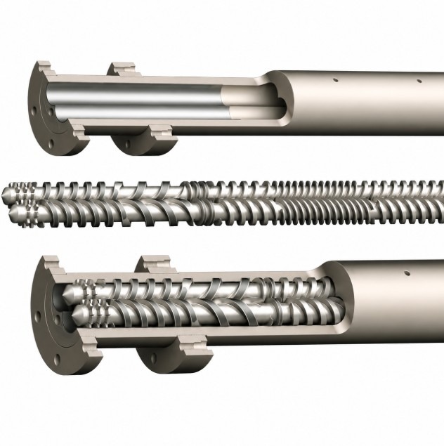 Twin screw barrel | Kaivanya Extrusion Technik | Kaivanya Extrusion Technik